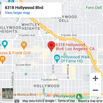 Google map showing location of Body Energy Club Hollywood, This Link Will Open in New Window tab